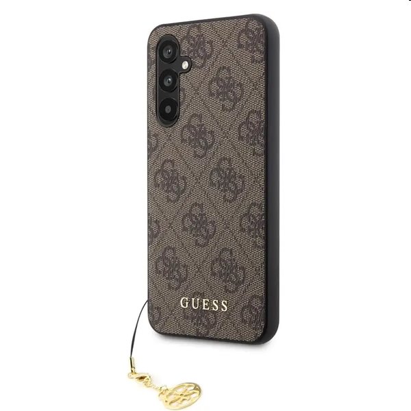 Guess 4G Charms tok Samsung Galaxy A54 5G számára, barna