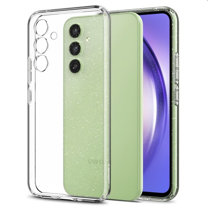 Spigen Liquid Crystal Glitter tok Samsung Galaxy A54 5G számára, átlátszó