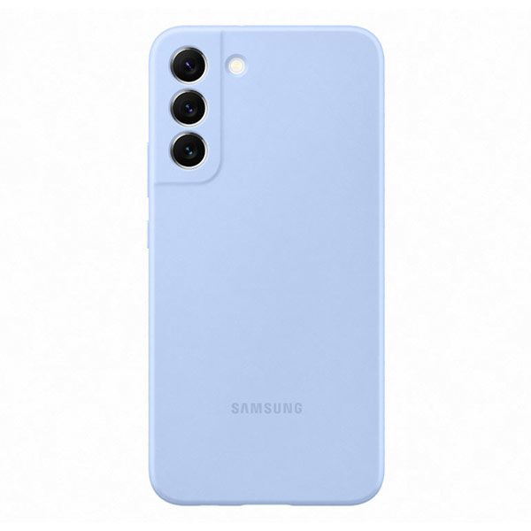 Samsung Silicone Cover S22 Plus, kék - OPENBOX (Bontott csomagolás, teljes garancia)
