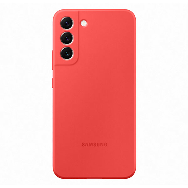 Samsung Silicone Cover S22 Plus, coral - OPENBOX (Bontott csomagolás, teljes garancia)