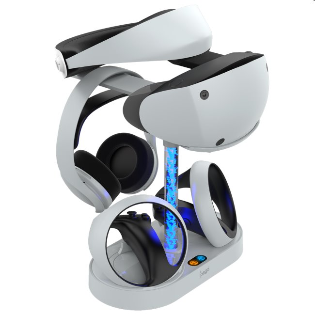 iPega PlayStation 5 VR2 rainbow dual charge stand töltőállvány - OPENBOX (Bontott csomagolás, teljes garancia)