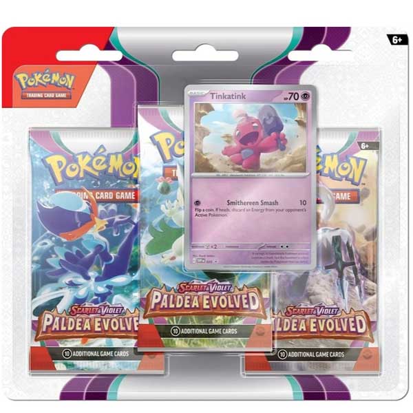 Pokémon TCG: Scarlet & Violet Paldea Evolved 3 Blister Tinkatink (Pokémon) kártyajáték