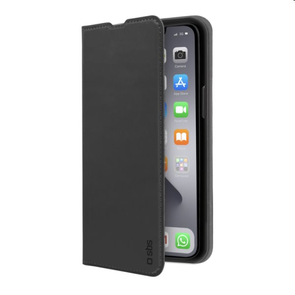 SBS Book Wallet Lite tok Apple iPhone 14 számára, fekete SBS Book Wallet Lite tok Apple iPhone 14 számára, fekete