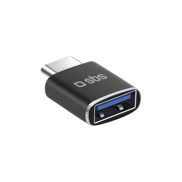SBS Adapter USB női/USB-C hím, fekete