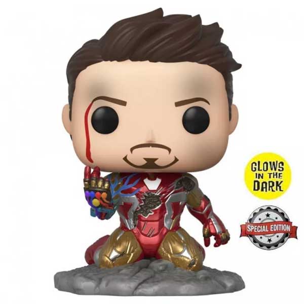 POP! Avengers Endgame: Iron Man (I Am Iron Man) Special Kiadás (Glows in the Dark)