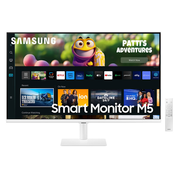 Samsung Smart M50C 27" FHD Monitor, fehér
