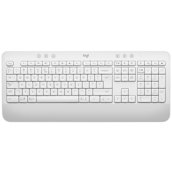 Logitech K650 Signature Vezeték nélküli billentyűzet, CZ/SK kiosztás, offwhite akciós termékkép 1