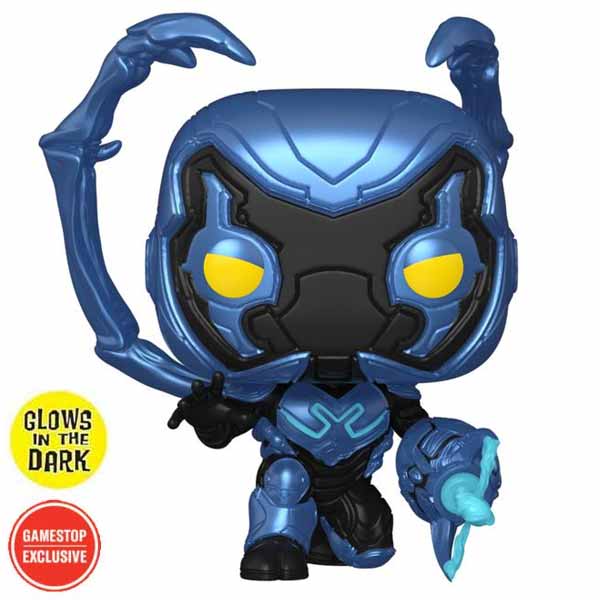 POP! Movie: Blue Beetle (DC) Gamestop Exclusive (Glows in The Dark) figura POP! Movie: Blue Beetle (DC) Gamestop Exclusive (Glows in The Dark) figura