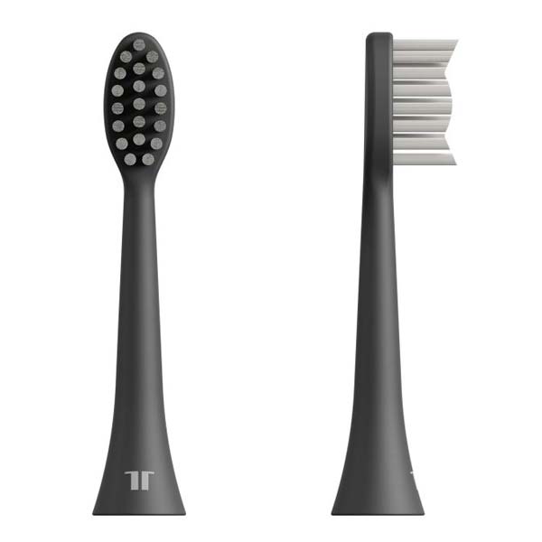 Tesla Smart tartalék fejek szónikus fogkefe számára TB200 2x, fekete