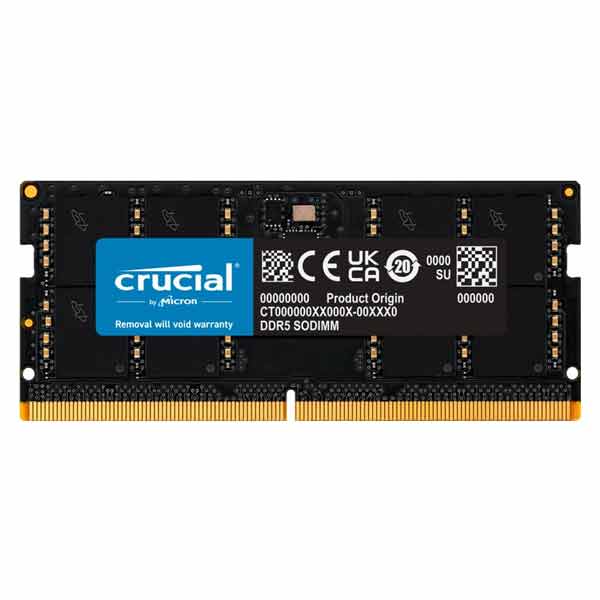 Crucial 32GB DDR5-4800 SODIMM CL40