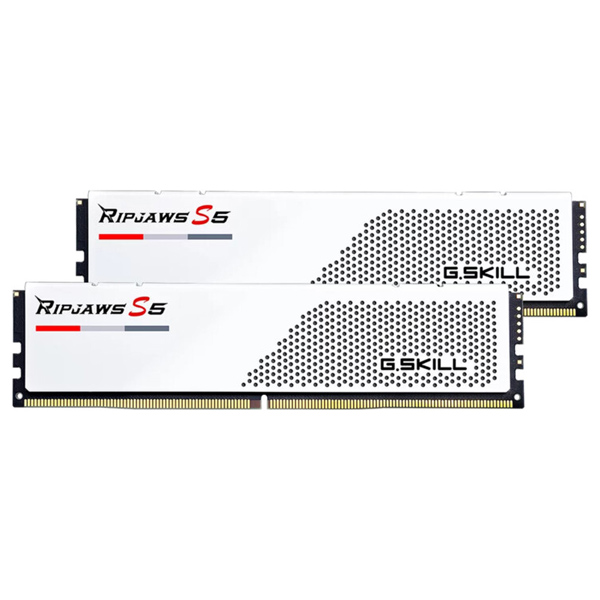 G.SKILL 32 GB kit DDR5 6000 CL30 Ripjaws S5 fehér