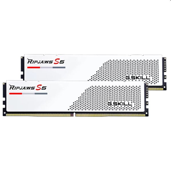 G.SKILL 64GB kit DDR5 6000 CL30 Ripjaws S5 fehér