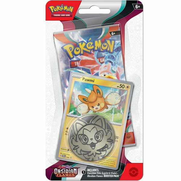 Pokémon TCG: Obsidian Flames Checklane Blister Pawmi (Pokémon) kártyajáték Pokémon TCG: Obsidian Flames Checklane Blister Pawmi (Pokémon) kártyajáték