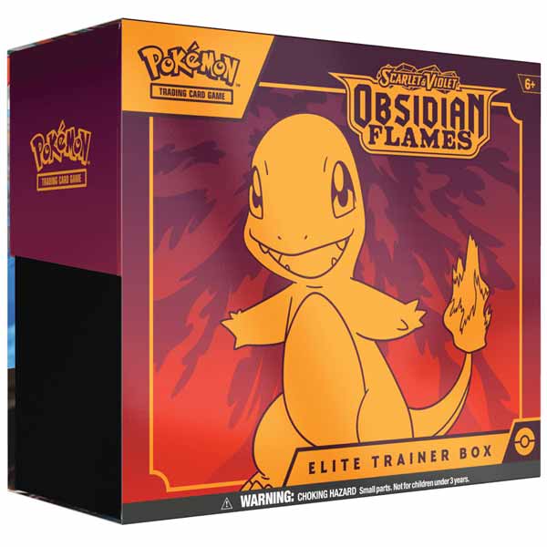 TCG: Scarlet & Violet Obsidian Flames Elite Trainer Box (Pokémon) kártyajáték