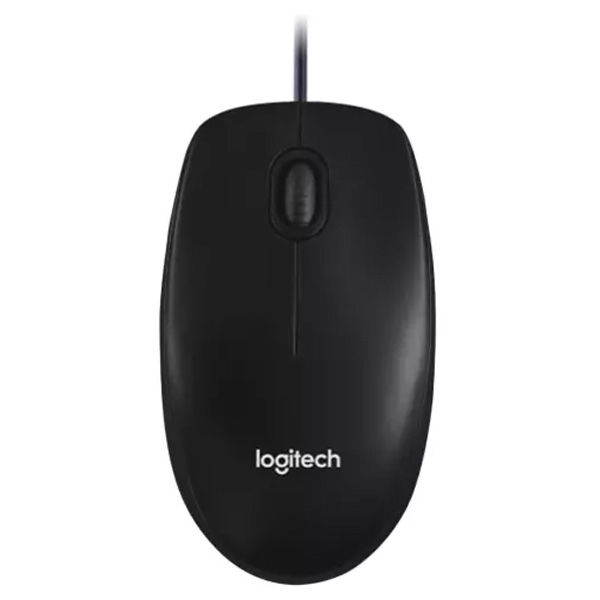 Logitech M100 vezetékes Egér, fekete