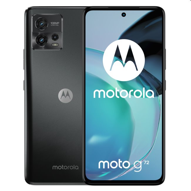 Motorola Moto G72, 8/256GB, meteorite szürke