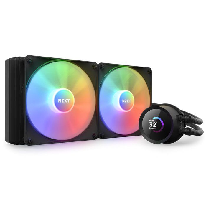 NZXT AIO liquid cooler CPU Kraken 240 RGB / 2x120mm fan / 4-pin PWM / LCD display / black NZXT AIO liquid cooler CPU Kraken 240 RGB / 2x120mm fan / 4-pin PWM / LCD display / black