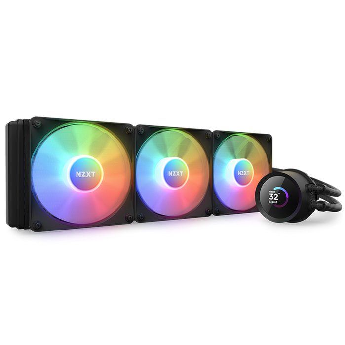 NZXT AIO liquid cooler CPU Kraken 360 RGB / 3x120mm fan / 4-pin PWM / LCD display / black NZXT AIO liquid cooler CPU Kraken 360 RGB / 3x120mm fan / 4-pin PWM / LCD display / black