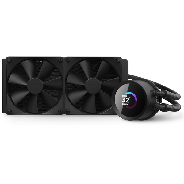 NZXT AIO liquid cooler CPU Kraken 240 / 2x120mm fan / 4-pin PWM / LCD display / black NZXT AIO liquid cooler CPU Kraken 240 / 2x120mm fan / 4-pin PWM / LCD display / black