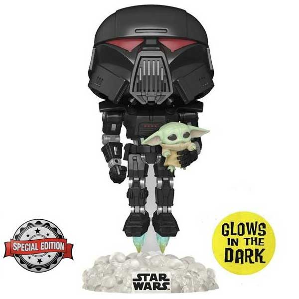 POP! Dark Trooper with Grogu (Star Wars) Special Kiadás (Glows in The Dark) - OPENBOX (Bontott csomagolás, teljes garancia) POP! Dark Trooper with Grogu (Star Wars) Special Kiadás (Glows in The Dark) - OPENBOX (Bontott csomagolás, teljes garancia)