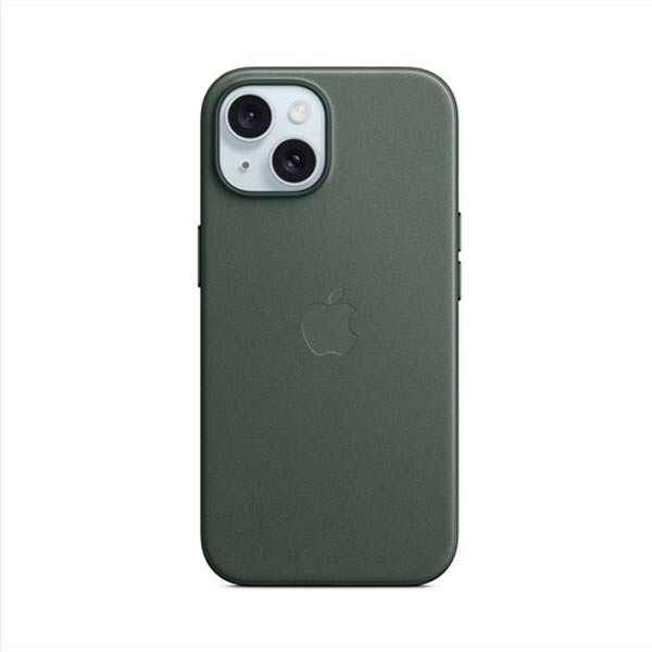 Apple iPhone 15 FineWoven Case tok MagSafe-vel - Evergreen
