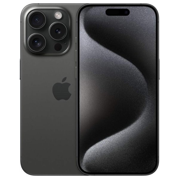 Apple iPhone 15 Pro 256GB, Fekete titanium, A osztály - használt, 12 hónap garancia