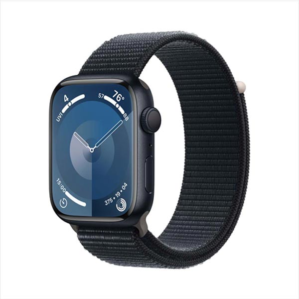 Apple Watch Series 9 GPS 45mm Midnight Aluminium Case Midnight Sport Loop-pal