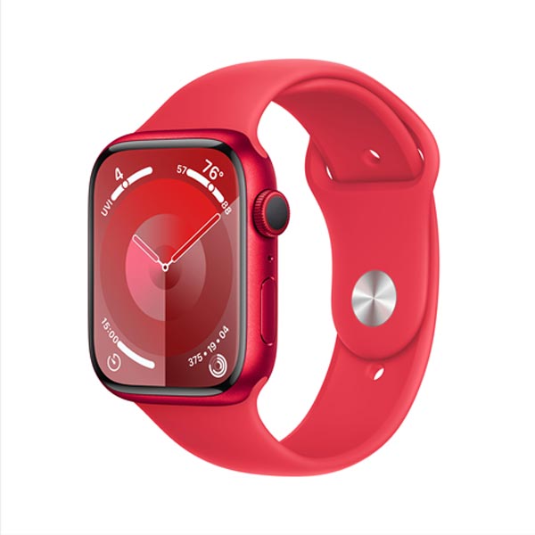 Apple Watch Series 9 GPS 45mm (PRODUCT)RED Aluminium Case (PRODUCT)RED Sport szíjjal - M/L