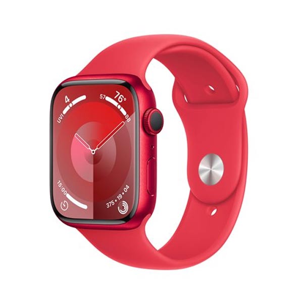 Apple Watch Series 9 GPS 45mm (PRODUCT)RED Aluminium Case (PRODUCT)RED Sport szíjjal - S/M