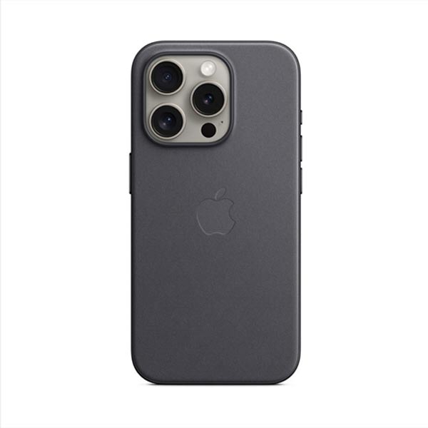 iPhone 15 Pro Max FineWoven Case tok MagSafe-vel - Fekete