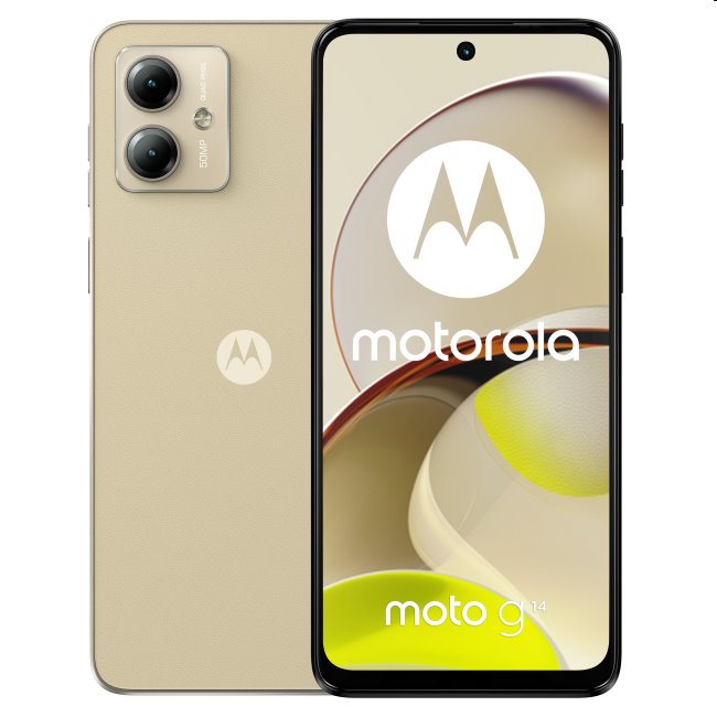 Motorola Moto G14, 4/128GB, butter cream