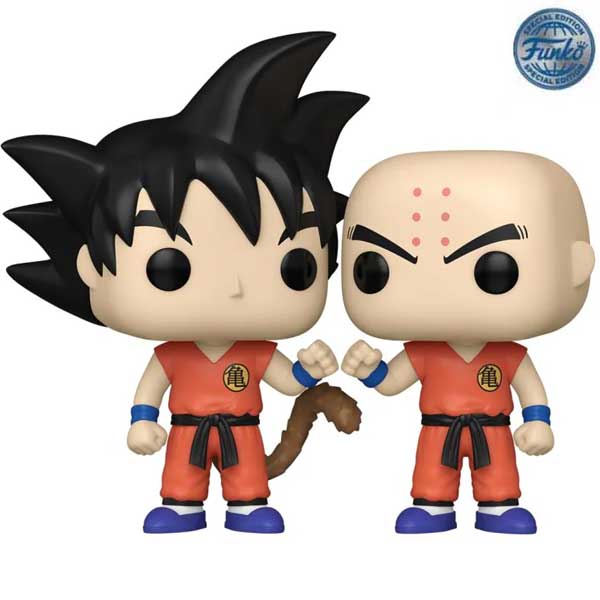 POP! Animation: 2 Pack Goku a Krillin (Dragon Ball Z) Special Kiadás figura