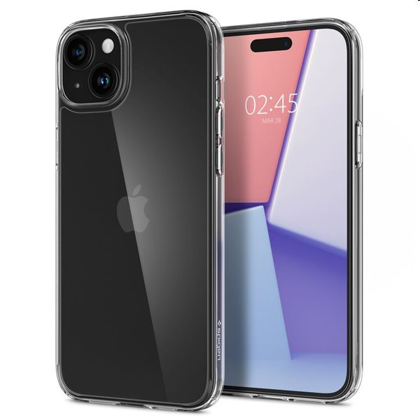 Spigen Air Skin Hybrid tok Apple iPhone 15 Plus számára, átlátszó