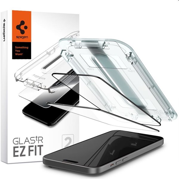 Spigen tR ez Fit edzett üveg Apple iPhone 15 Plus számára, 2 darab