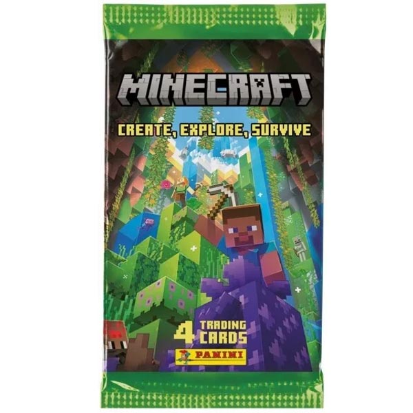 Ajándék - Gyűjtői kártyák Panini Minecraft 3 Booster ár 790 Ft