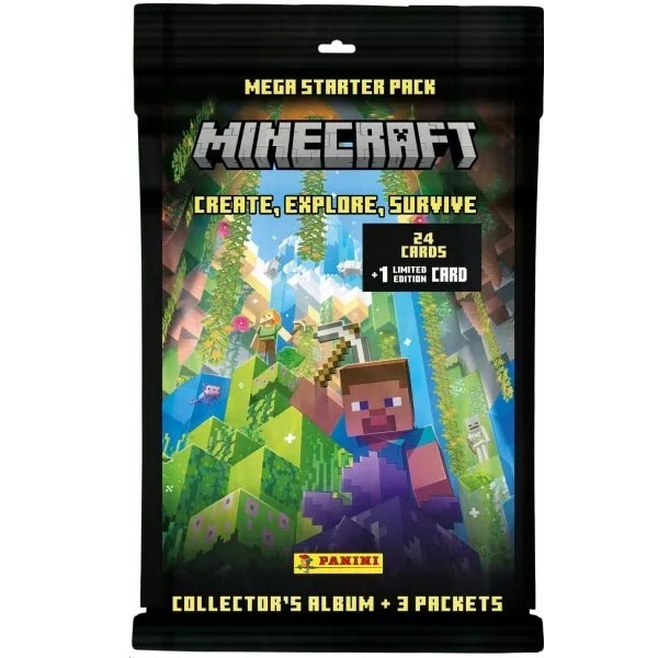 Gyűjtői kártyák Panini Minecraft 3 Starter Set akciós termékkép 1