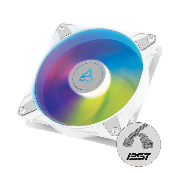 Arctic ventilátor P14 PWM PST A-RGB white