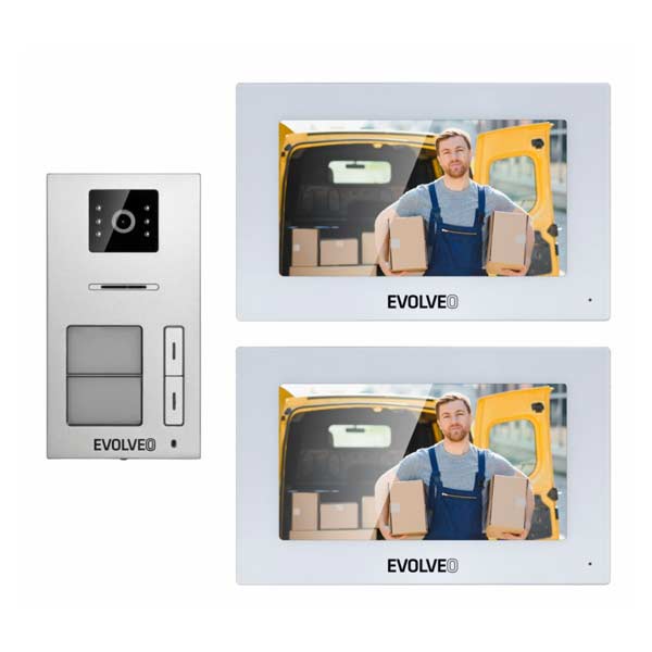 Evolveo DoorPhone AP2-2 vezetékes videotelefon két lakás számára applikációval