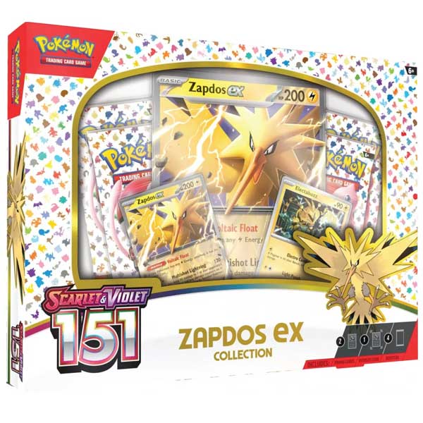 Kártyajáték Pokémon TCG: Scarlet & Violet 151 Zapdos EX Collection (Pokémon)