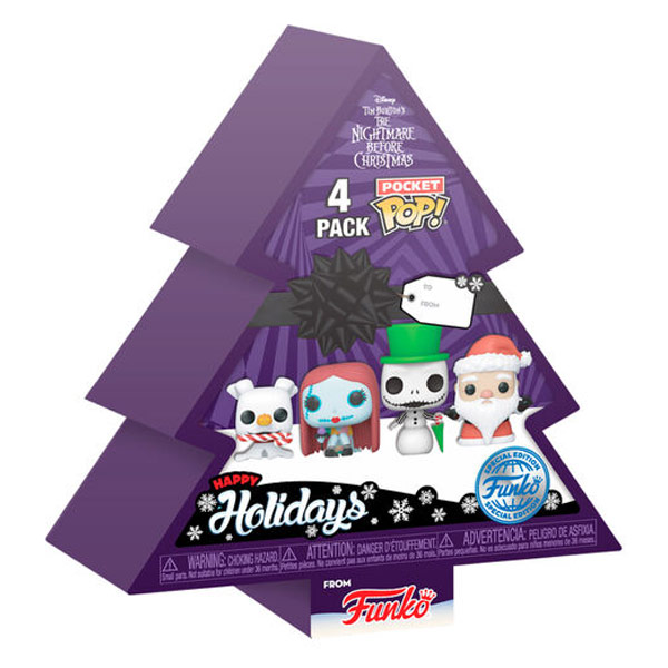 POP! 4-Pack: Tree Holiday Box (Karácsonyi lidércnyomás) Speciális Kiadás (Pocket POP!) POP! 4-Pack: Tree Holiday Box (Karácsonyi lidércnyomás) Speciális Kiadás (Pocket POP!)