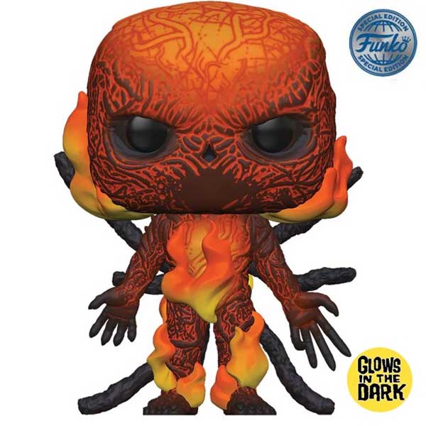 POP! TV: Vecna Red Fire (Stranger Things) Special Kiadás Glows in The Dark