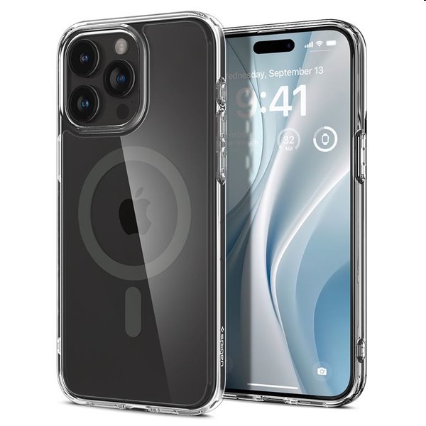Spigen Ultra Hybrid tok MagSafe Apple iPhone 15 Pro Max számára, grafit Spigen Ultra Hybrid tok MagSafe Apple iPhone 15 Pro Max számára, grafit