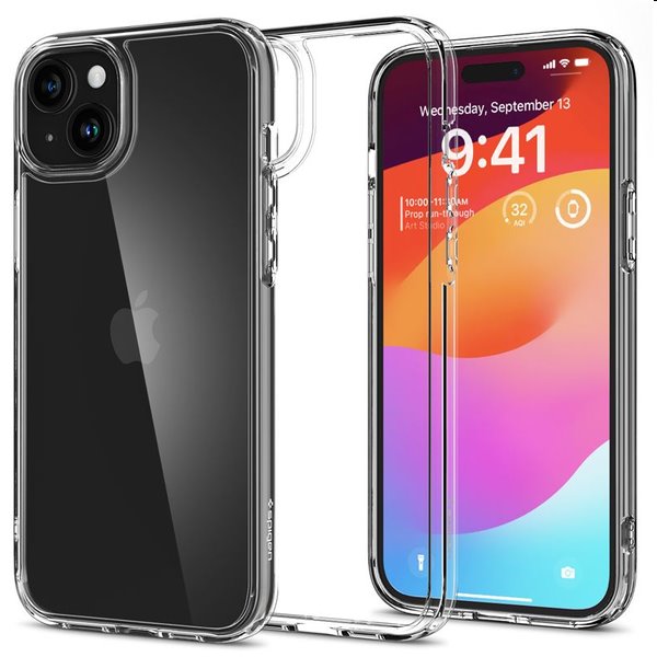Spigen Ultra Hybrid tok Apple iPhone 15 Plus számára, átlátszó