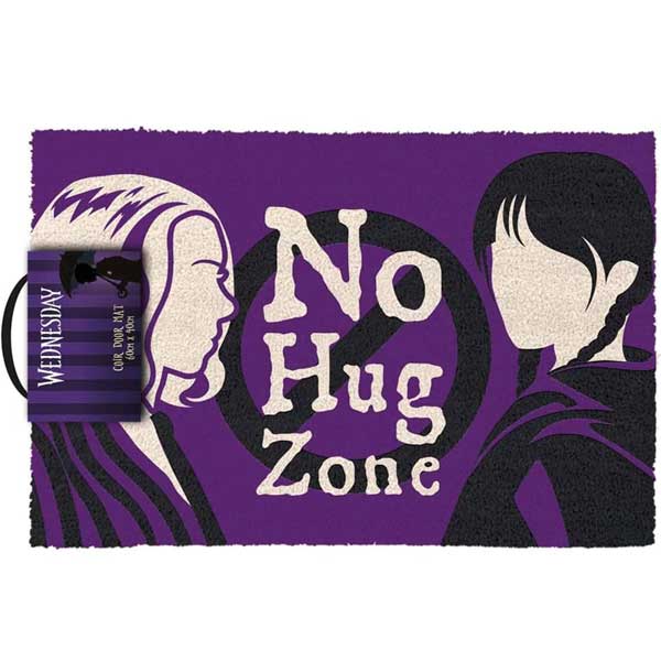 Wednesday No Hug Zone lábtörlő