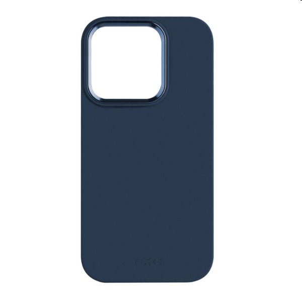 Szilikontok FIXED MagFlow Magsafe támogatással Apple iPhone 15 számára, kék
