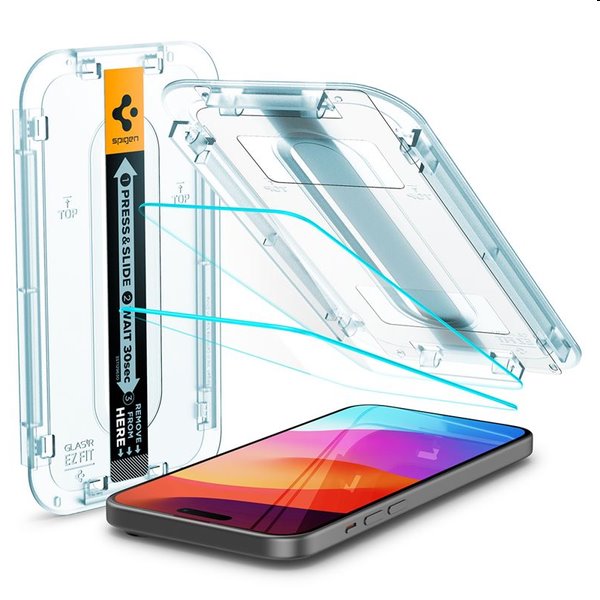 Spigen tR ez Fit edzett üveg Apple iPhone 15 számára, 2 darab