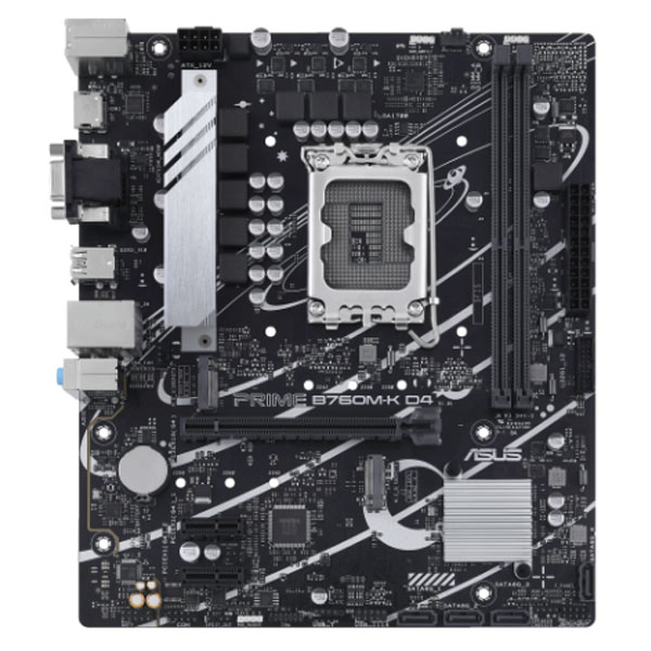 ASUS Prime B760M-K D4, Intel B760, LGA1700, mATX, 2x DDR4