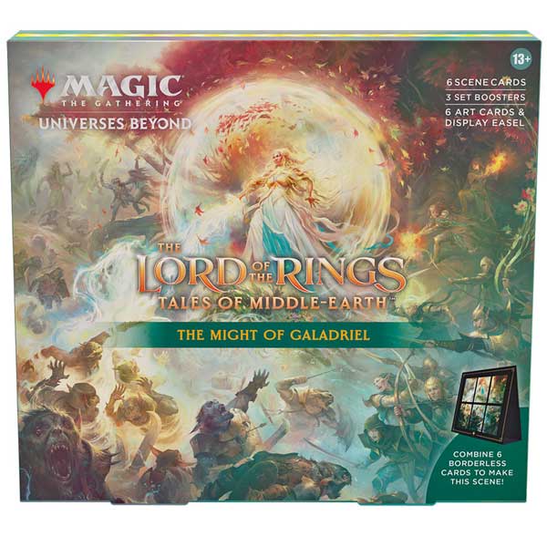 Kártyajáték Magic: The Gathering The Lord of the Rings: Tales of Middle Earth Box The Might of Galadriel Scene