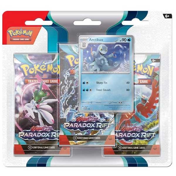 Kártyajáték Pokémon TCG: Scarlet & Violet Paradox Rift 3 Blister Arctibax (Pokémon)