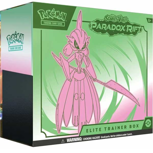 Kártyajáték TCG: Scarlet & Violet Paradox Rift Elite Trainer Box Iron Valiant (Pokémon)